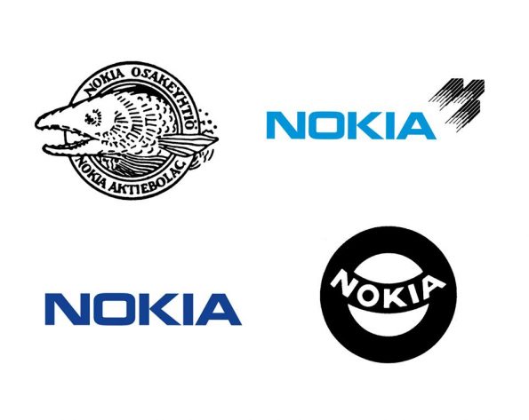 Nokia Logo over 150 years