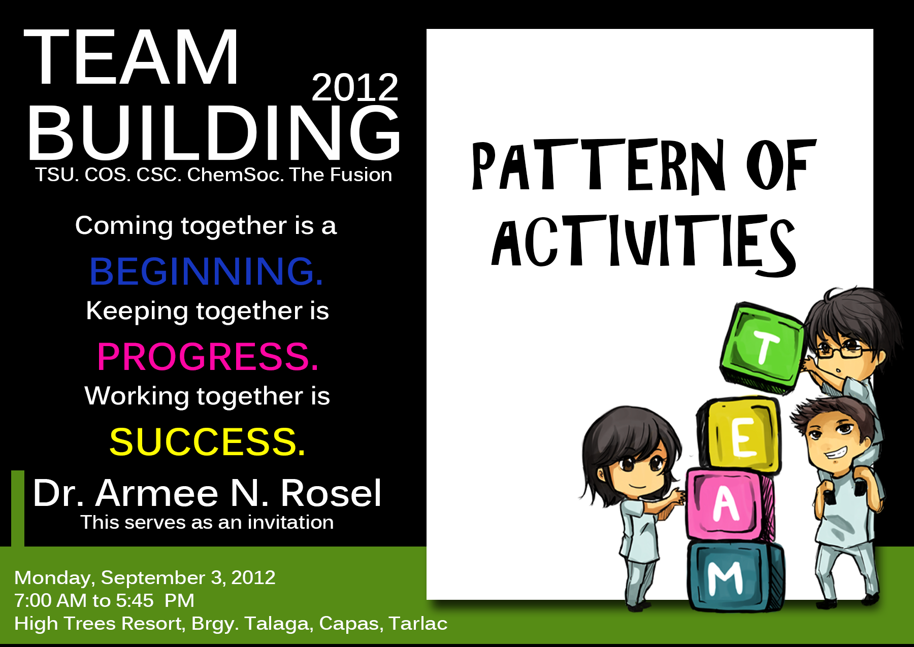 Team Building Invite Template