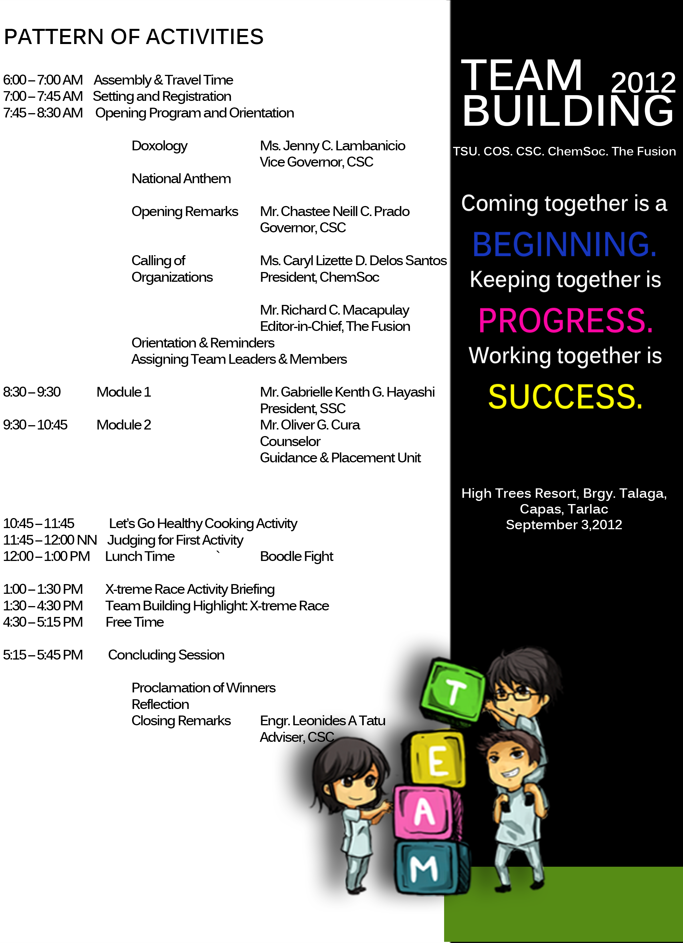 Invitation Design 3 Team Building