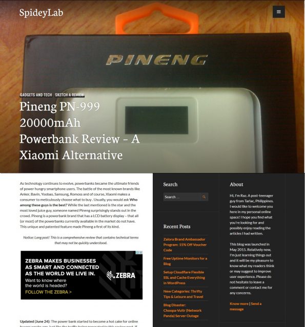 Pineng Power bank Review Article