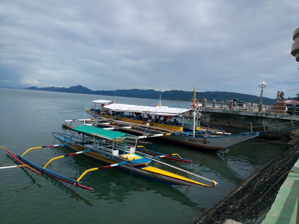 Public boat (MB Anthony) on Mauban Port.